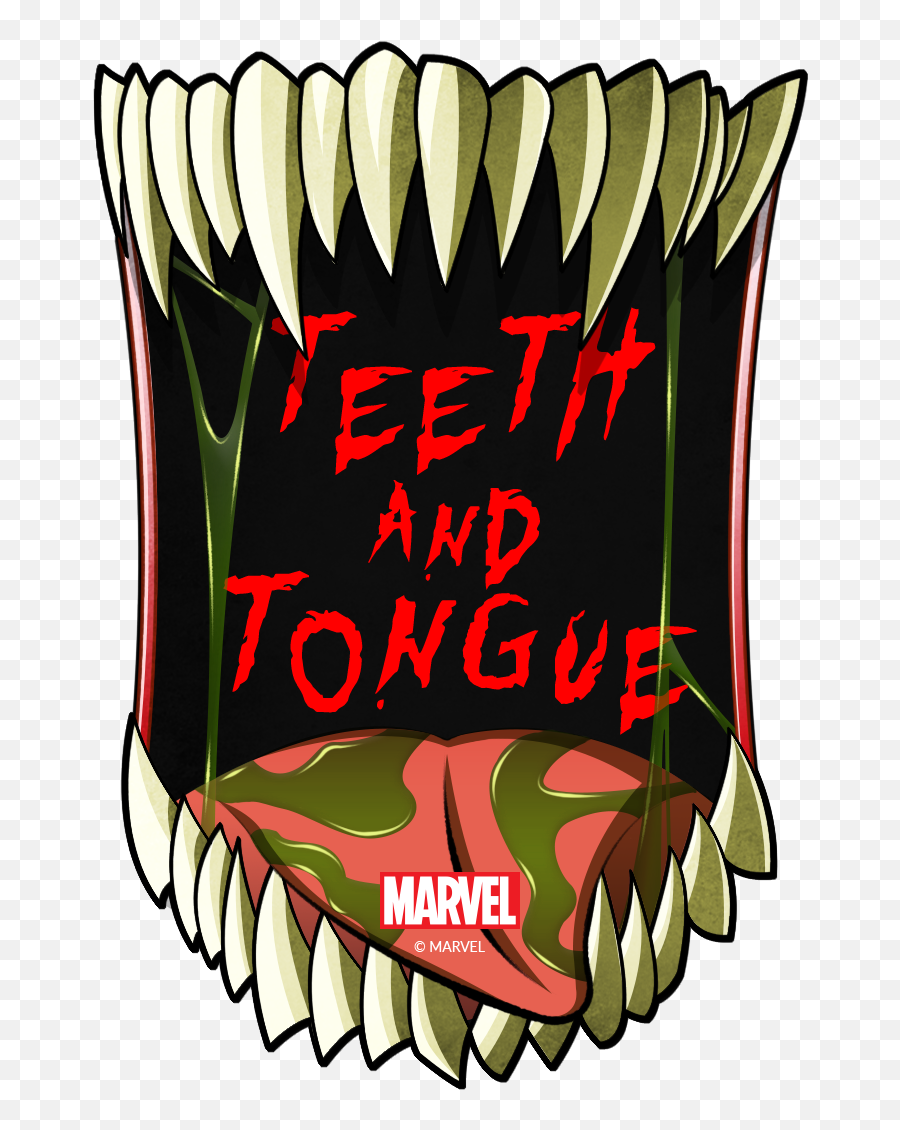 Venom Teeth And Tongue Clipart - Language Emoji,Venom Emoji