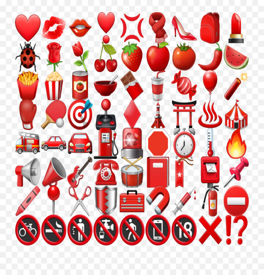 Red Emoji Allred Sticker - Vertical,Red Block Emoji