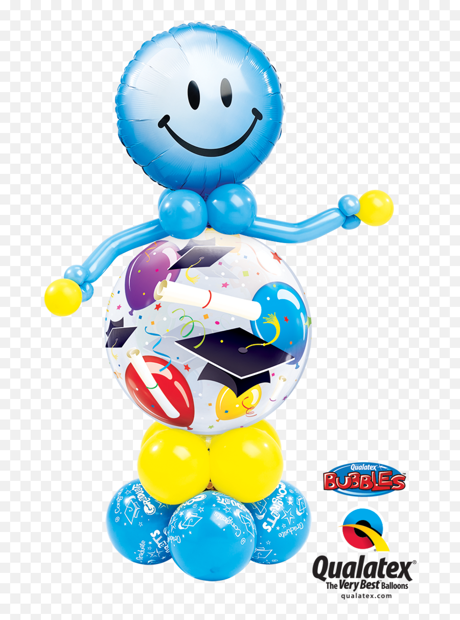 Graduation Bubble Buddy - Dot Emoji,Graduate Emoticon