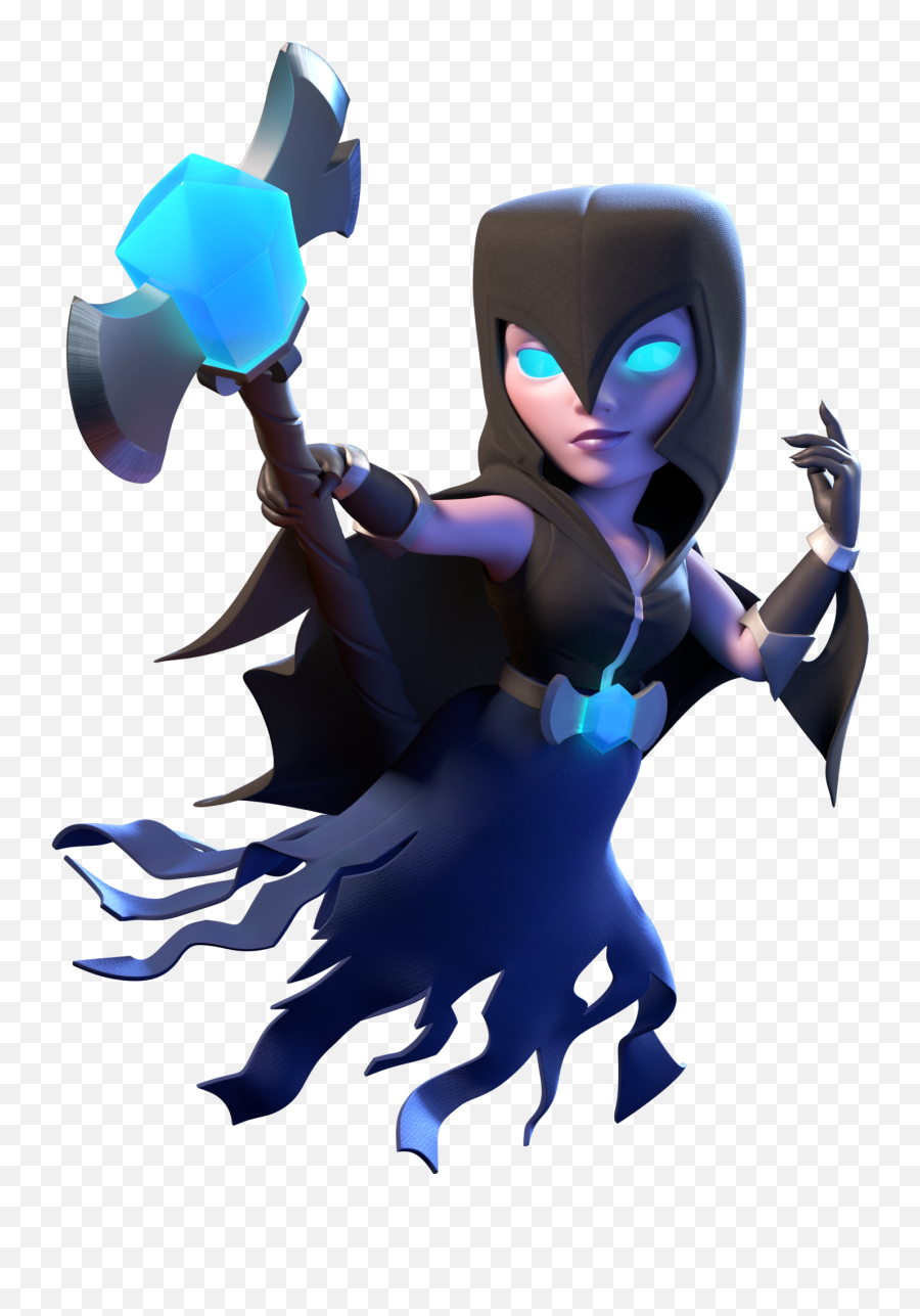 Night Witch Clash Royale Png Clipart - Night Witch From Clash Royale Emoji,Clash Royale Emojis