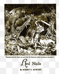 Red Nails - Conan Red Nails Illustrations Emoji,An Infantryman..his Emotions Are Impenetrable