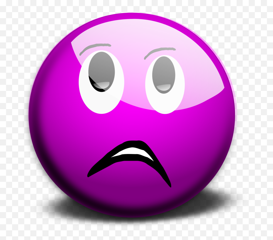 Illustration Of A Purple Smiley Face - Smiley Face On Transparent Emoji,Happy Face Emoji