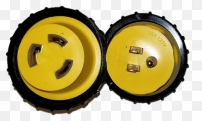 High Tide Marine Standard 15 Amp Male To Locking 30 Amp Female With Seal Ring Power Adapter 14965 - Solid Emoji,Male Vs Female Emoticon