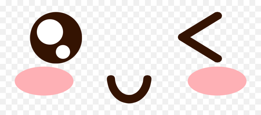 Kawaii Smiley Faces - Novocomtop Cute Winky Face Emoji,Emoji Dessin Animé