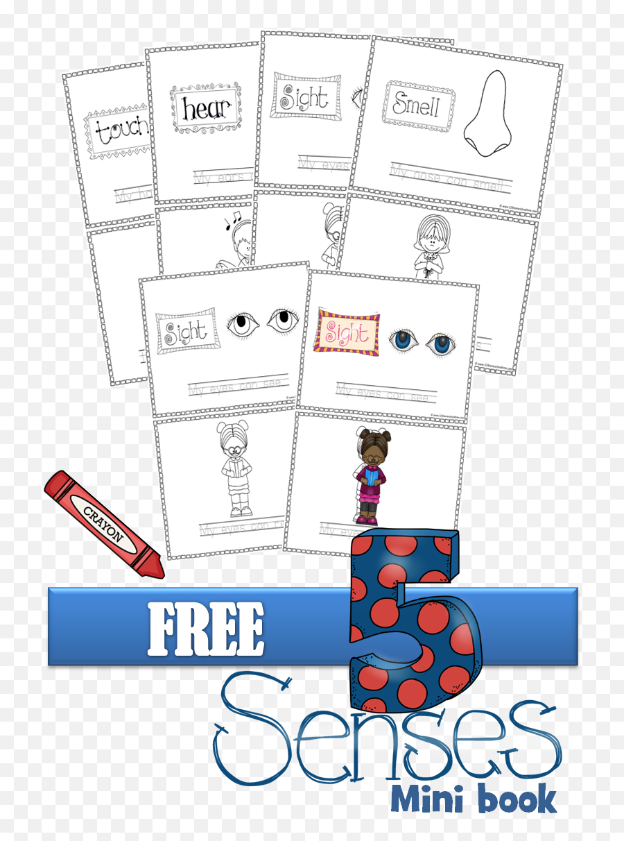 My Five Senses Book Free Printable - Language Emoji,Free Printable Emotion Playdough Mats