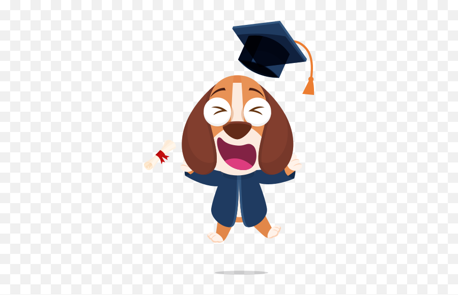 Graduation Stickers - Square Academic Cap Emoji,Smiley Emoticon Graduate