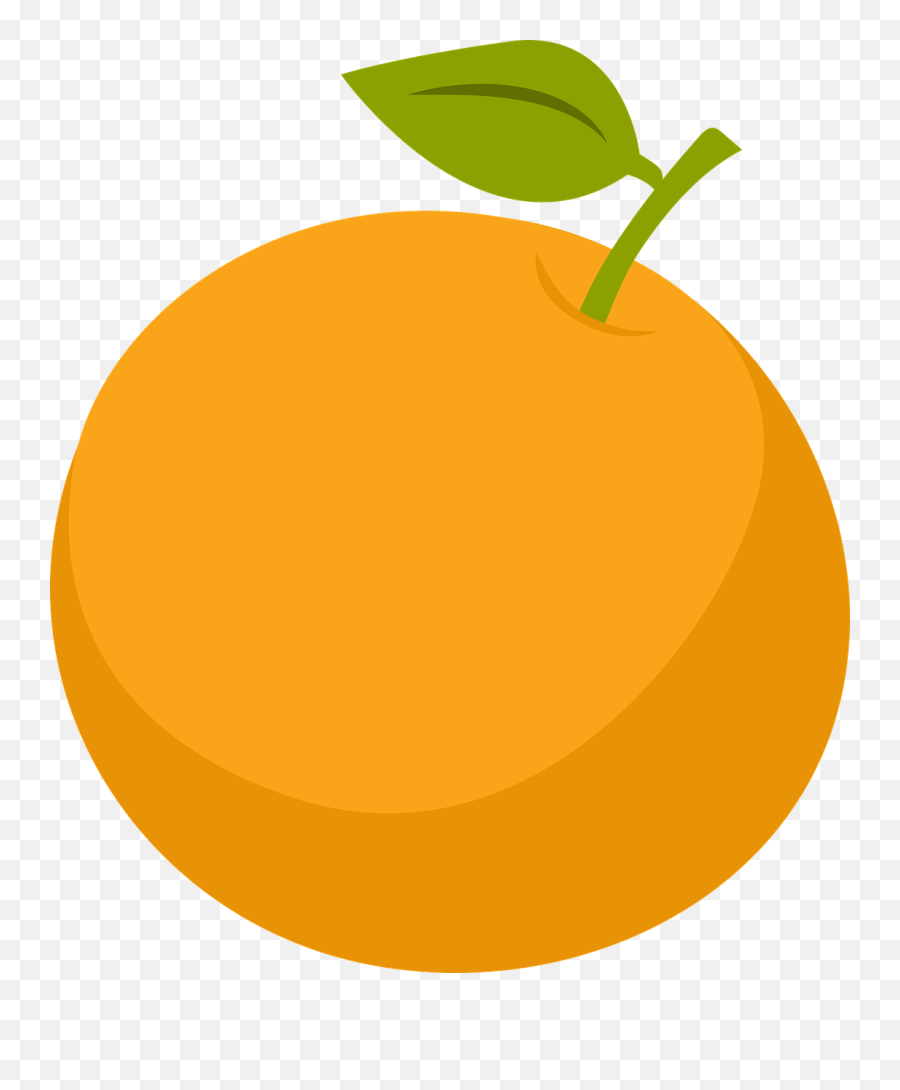 Orange Orange Half Fruit Food Healthy Yellow Clipart - Full Orange Healthy Food Clip Art Emoji,Dinamica De Emojis