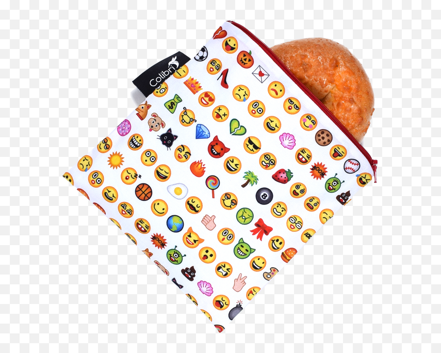 Colibri Reusable Sandwich Bag - Dot Emoji,Sandwich Emoji
