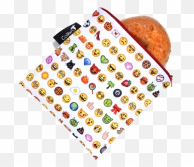 Colibri Reusable Sandwich Bag - Dot Emoji,Sandwich Emoji