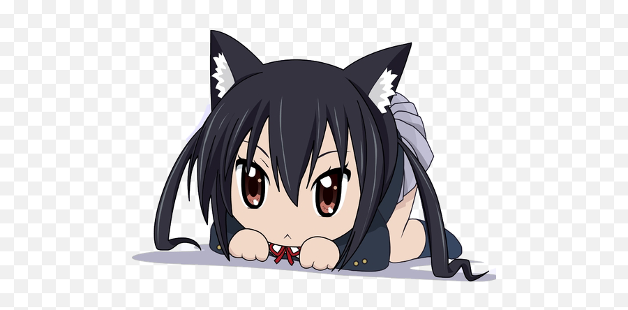 Download Girlcat Discord Emoji - Anime Cat Chibi Girl,Anime Discord Emojis