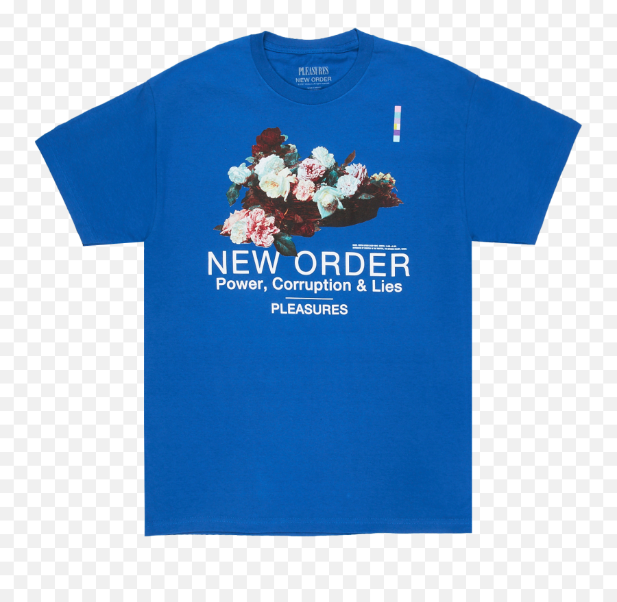 Power T - Pleasures X New Order Power T Shirt Black Emoji,Logic Over Emotion Shirt