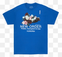 Power T - Pleasures X New Order Power T Shirt Black Emoji,Logic Over Emotion Shirt