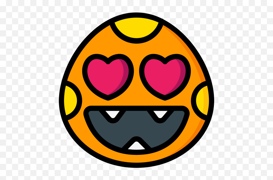Love - Free Smileys Icons Wide Grin Emoji,Emoticons With Heart Eyes