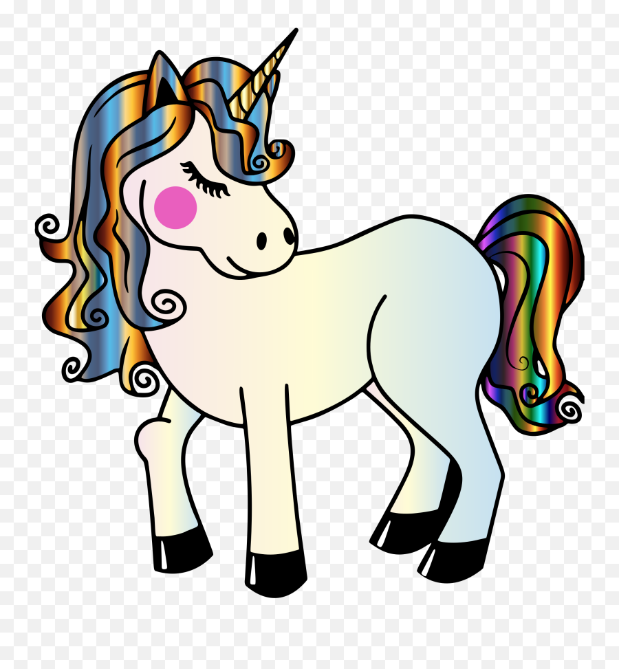 Unicorn Clip Art Image Vector Graphics - Emoji Unicorn Coloring Pages,Unicorn Emoji