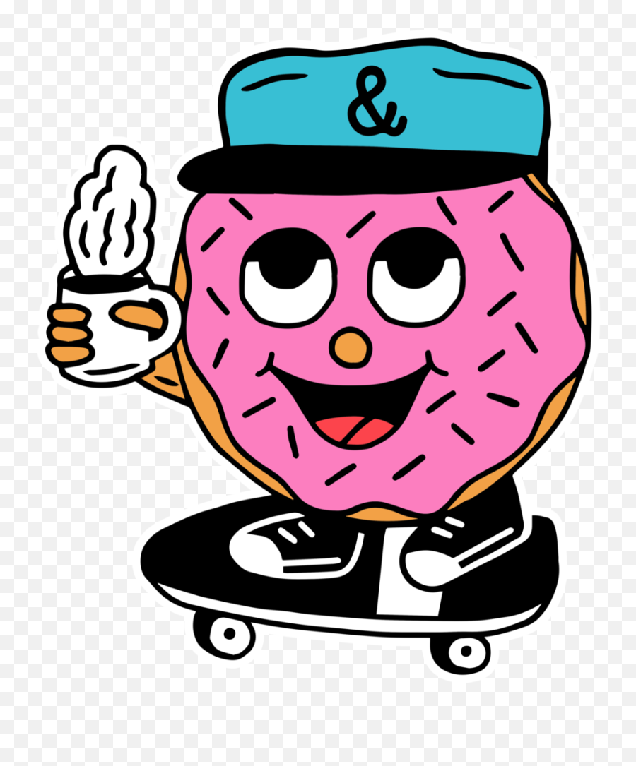 Glazed And Confused Vegan Donuts Leeds - Skateboard Wheel Emoji,Puzzled Emoticon