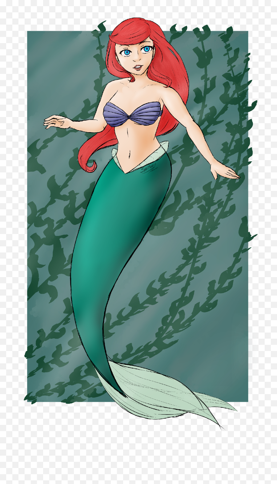 Dealersden - Mermaid Emoji,Emotions Inside Out Fanart