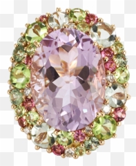 Amethyst Emotion Ring - Solid Emoji,Emotion Band