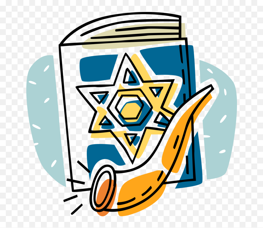 Star Of David Symbol Of Jewish Clipart - Tanakh Clipart Emoji,Shofar Emoji