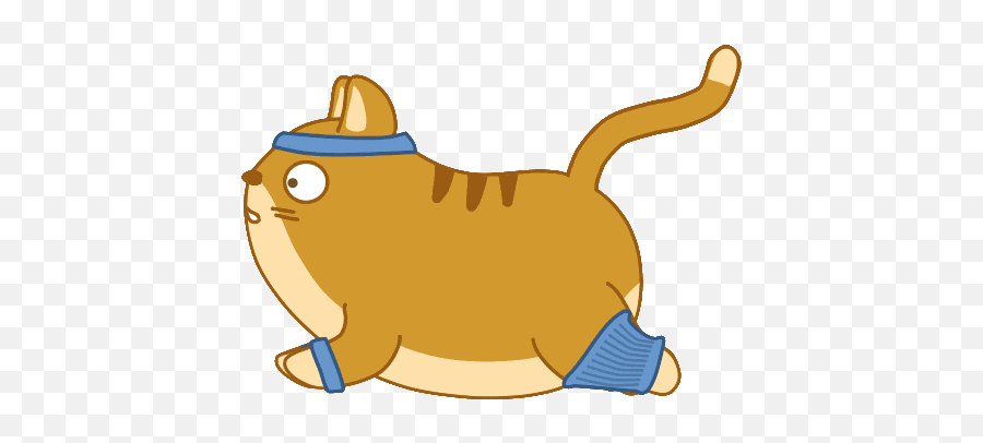 Via Giphy In 2021 Cute Gif Funny Gif Cat Exercise Emoji,Aerobics Emoticon