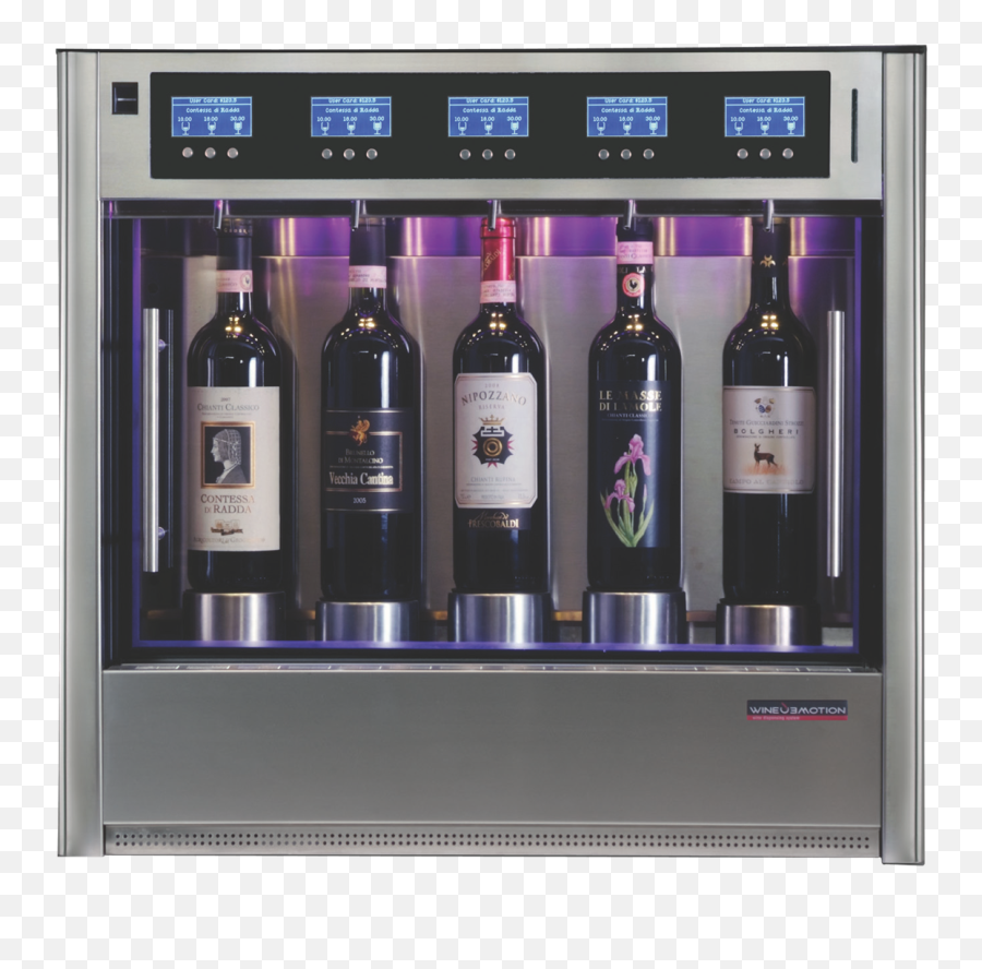 Wineemotion Cinque Dual Temperature 5 - Bottle 32 Wine Emoji,Emotion Bottles