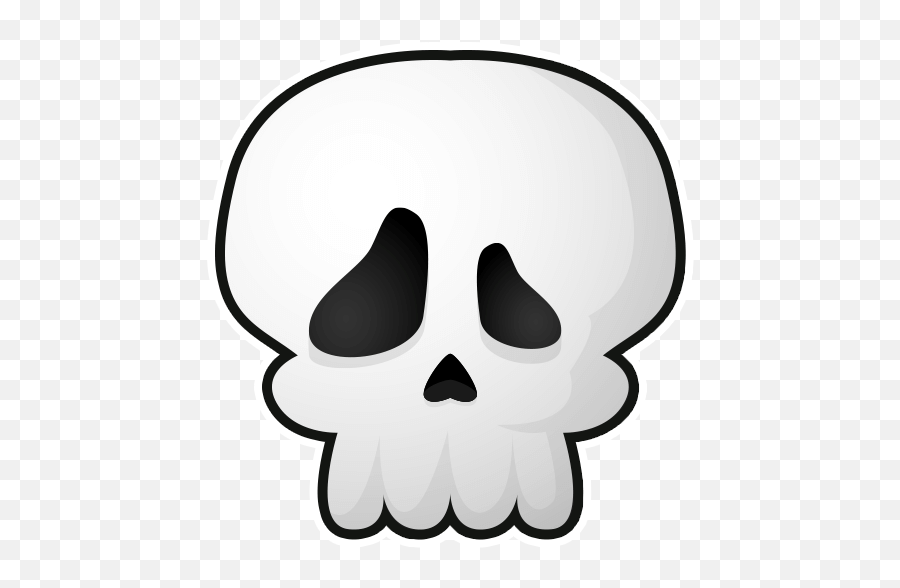 Skull Emoji By Marcossoft - Sticker Maker For Whatsapp,Skull And Crossbone Emojis