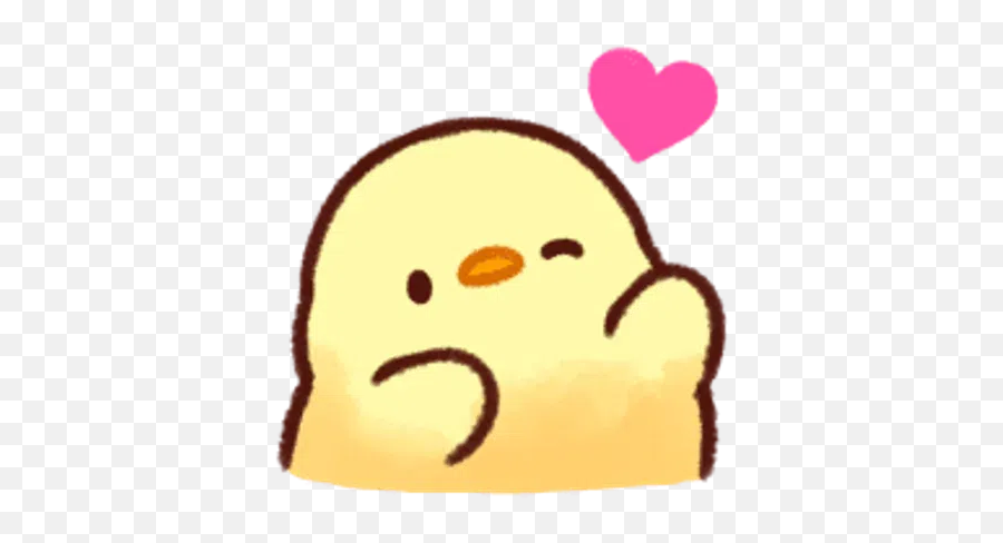 Soft And Cute Chick 13 Sticker Pack - Stickers Cloud Emoji,Twitter Chick Emojis