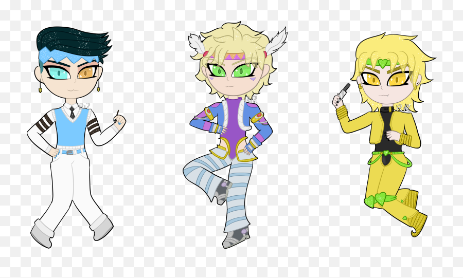 Jojos - Houseki No Kuni Rohan Emoji,Jojo's Bizarre Adventure Emojis