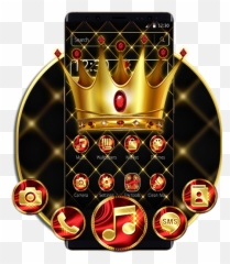 Google Play U2013 Luxury Golden King Crown Theme - Language Emoji,King Emoji Symbol