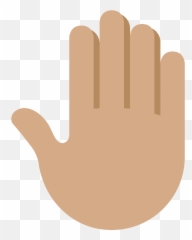 Hand Emoji With Medium Skin Tone Meaning - Back Of Hand Clipart,Raising Hands Emoji
