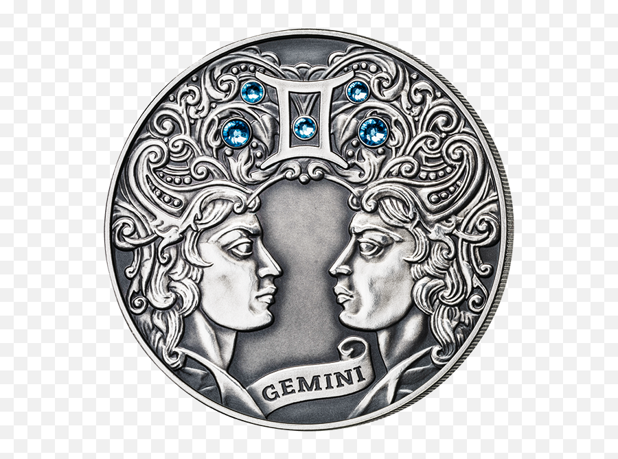 Belarus 2014 20 Rubles Gemini Signs Of The Zodiac Antique Emoji,Paleolithic Emotions