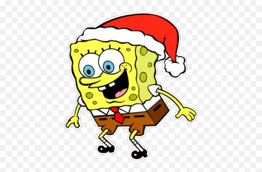 Sticker Maker - Spongebob Dibujos Bob Esponja Navidad Emoji,Emoji Socks Rue21