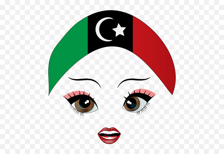 Pretty Libyan Girl Smiley Emoticon Clipart I2clipart - Girly Emoji,Free Emoticon Letters