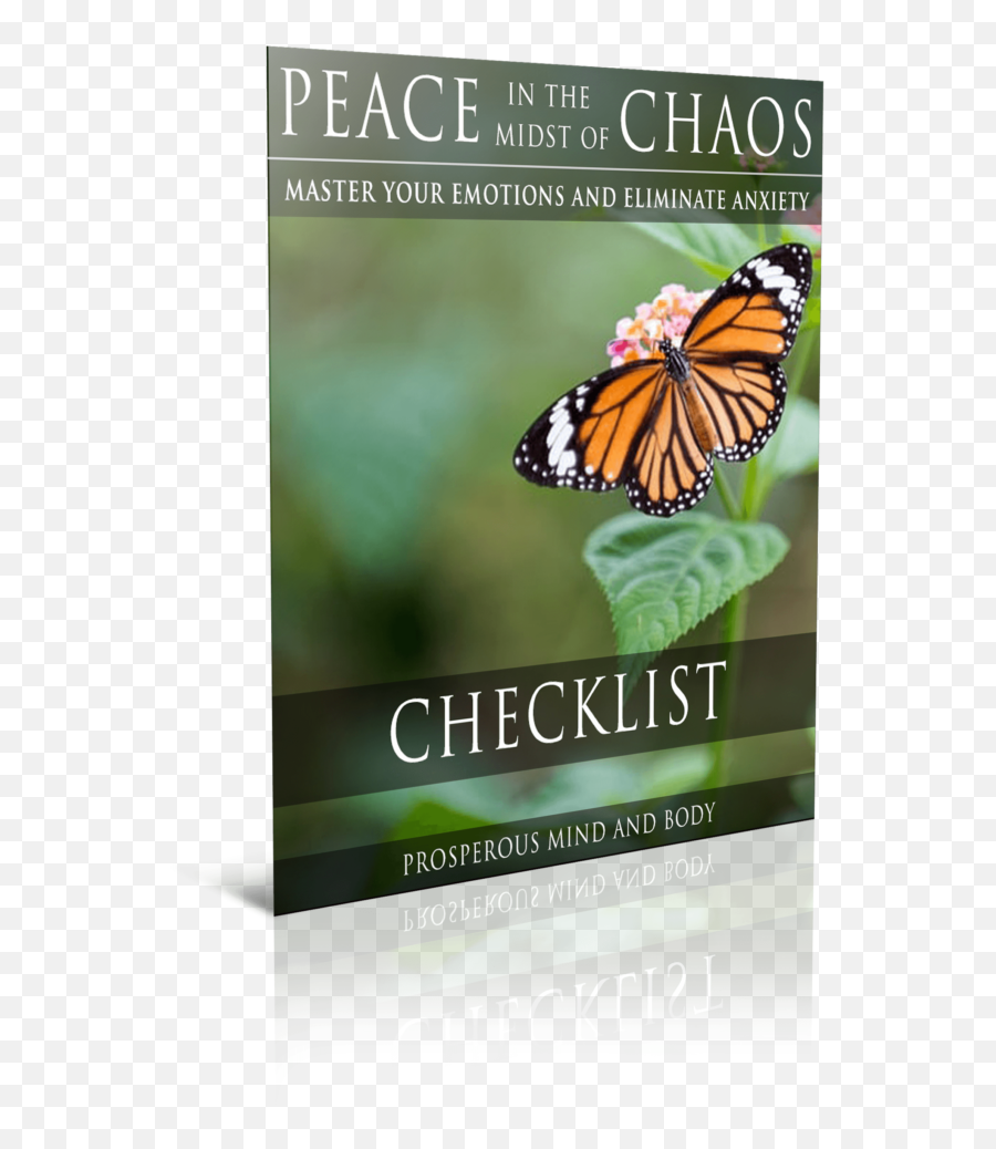 Peace In The Midst Of Chaos Sp U2013 Prosperous Mind And Body - Monarch Butterfly Emoji,Body Mind Emotions