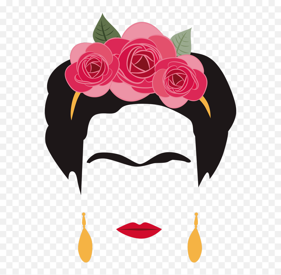 Muurstickers Mensen Portret Frida Kahlo - Frida Kahlo Png Emoji,Pruillip Emoticon