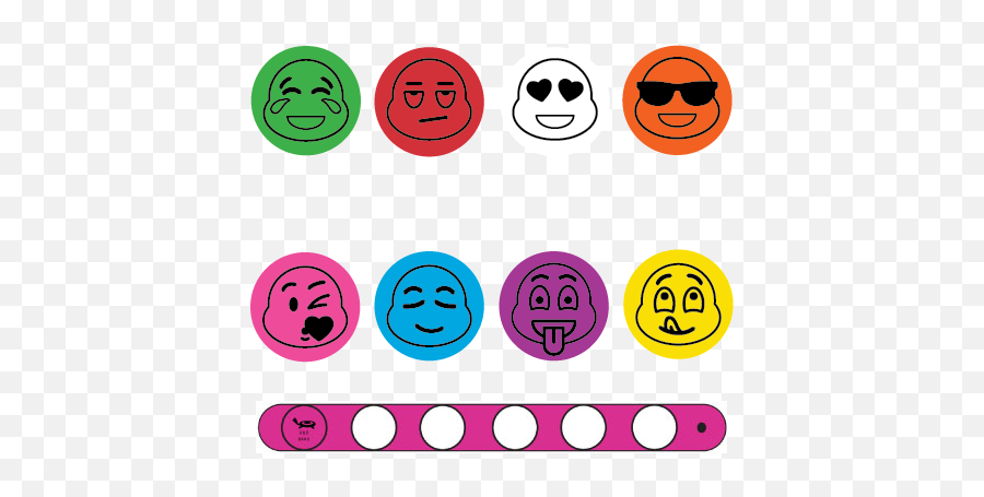 Emoji Faces Bracelet System - Emoji Faces,Emoji Faces Meaning