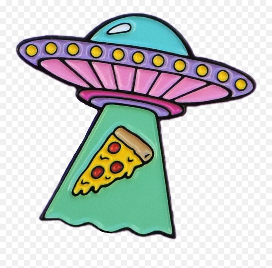 Aliens Abducting Pizza Transparent Png - Pizza Alien Emoji,Alien In Box Emoji