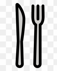 Fork And Knife Emoji Clipart - Horizontal,Chopsticks Emoji