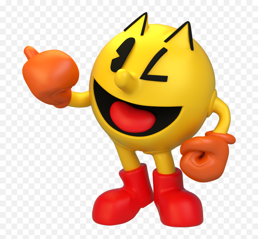 Download Smash For 3ds Pacman Smiley Bros Hq Png Image - Super Smash Bros Pacman Png Emoji,Megaman Emoticons