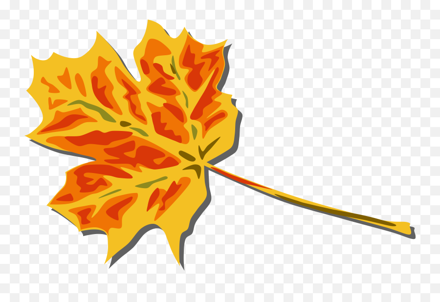 Fall Coloured Leaf Clip Art 115280 Free Svg Download 4 - Fall Leaves Clip Emoji,Fall Emoticons