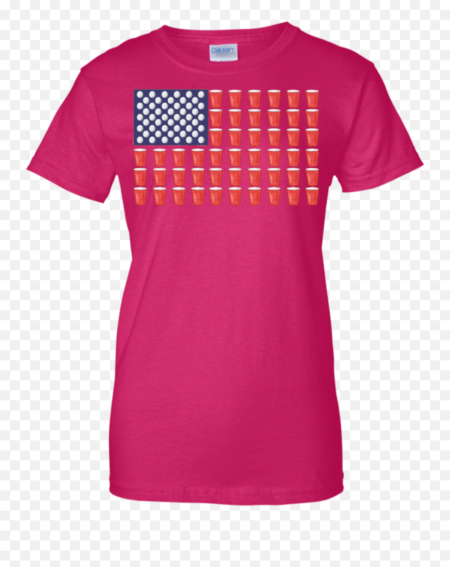Beer Pong Red Solo Cup American Flag - Grandma Biker Shirt Emoji,Emoji American Flag Buring