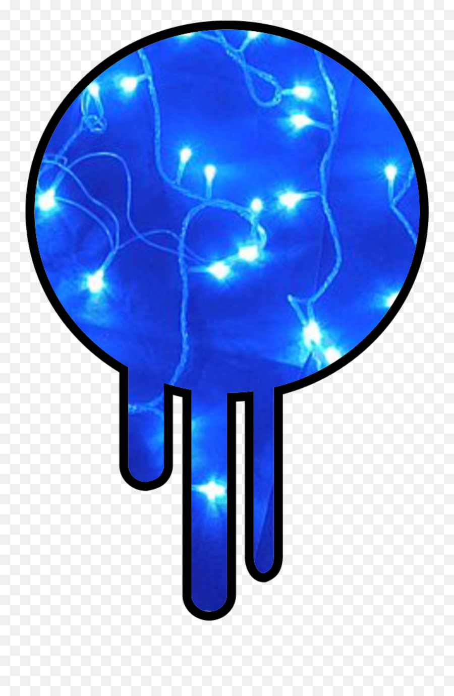 Blueframe Blue Sticker By Arianagrandefannetje - Aesthetic Blue Light Background Emoji,Electricity Emoji Name