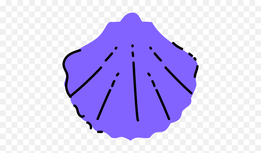 Purple Seashell Flat - Transparent Png U0026 Svg Vector File Dot Emoji,What Does Bird In Shell Emoji Mean