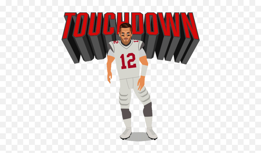 Sports Sportsmanias Gif - For American Football Emoji,Emojis Touchdown