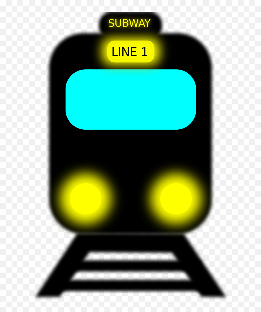 Black Subway Clip Art Image - Clipsafari Subway Train Art Clip Emoji,Accordion Emoji