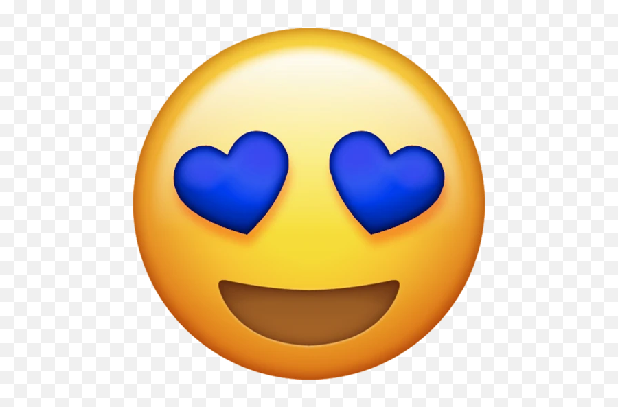 Blue Blue Blue Stickers For Whatsapp - Carita De Enamorada Emoji,Emoticon De Los Lentes