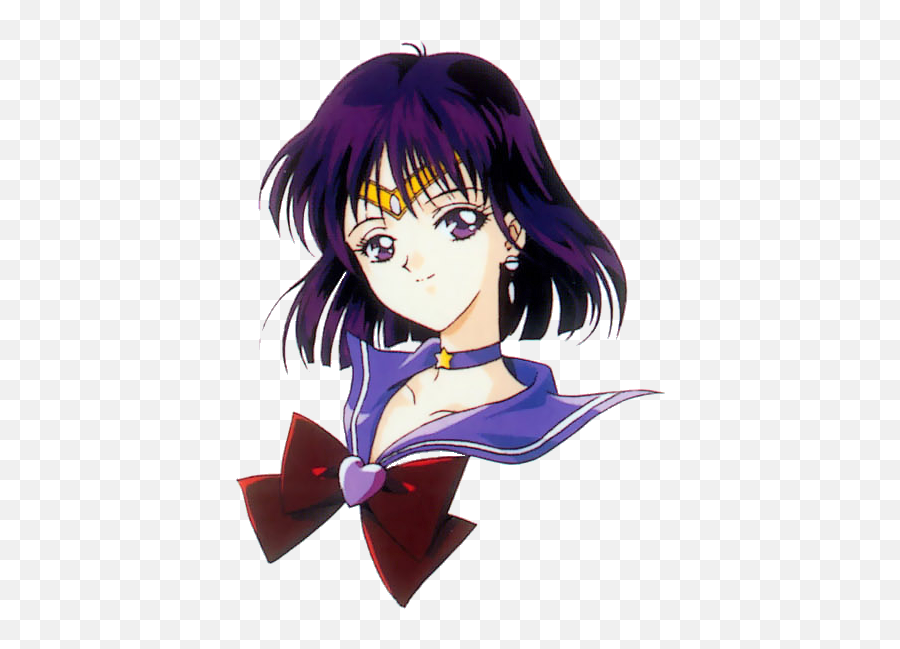 Hotaru Tomoe Sailor Saturn Anime Sailor Moon Wiki Fandom - Sailor Saturn Headshot Emoji,Love Emotion Chibi