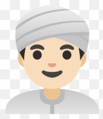 Man With Turban And Light Skin Tone - Parque Natural Do Sudoeste Alentejano E Costa Vicentina Emoji,Turban Windows Emoticon