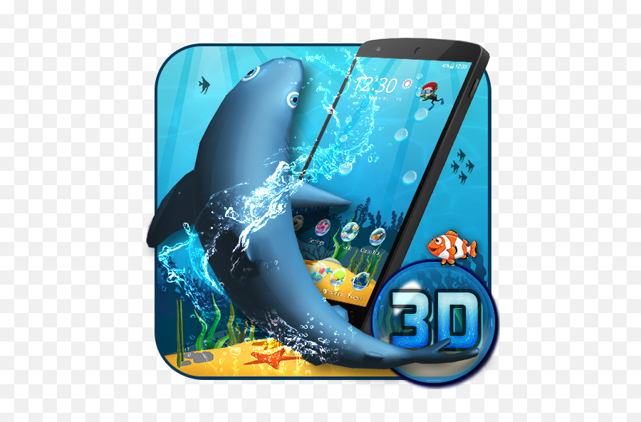 3d Spiny Deep Sharks Theme - Smartphone Emoji,How To Make A Shark Emoji