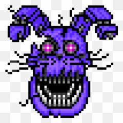 Pixel Art Gallery - Pixel Art Bonnie Emoji,Blood Splatter Emoticon