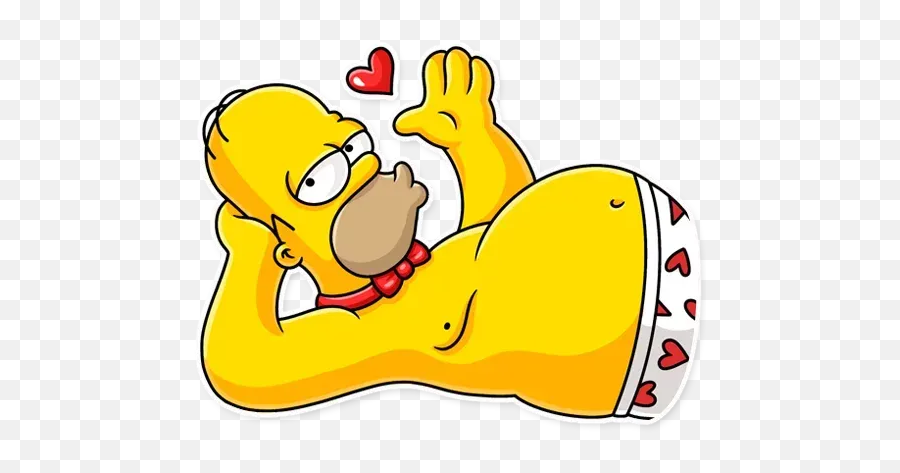 The Simpsons Whatsapp Stickers - Dibujos Lindos De Los Simpson Emoji,Homer Simpson Emoji